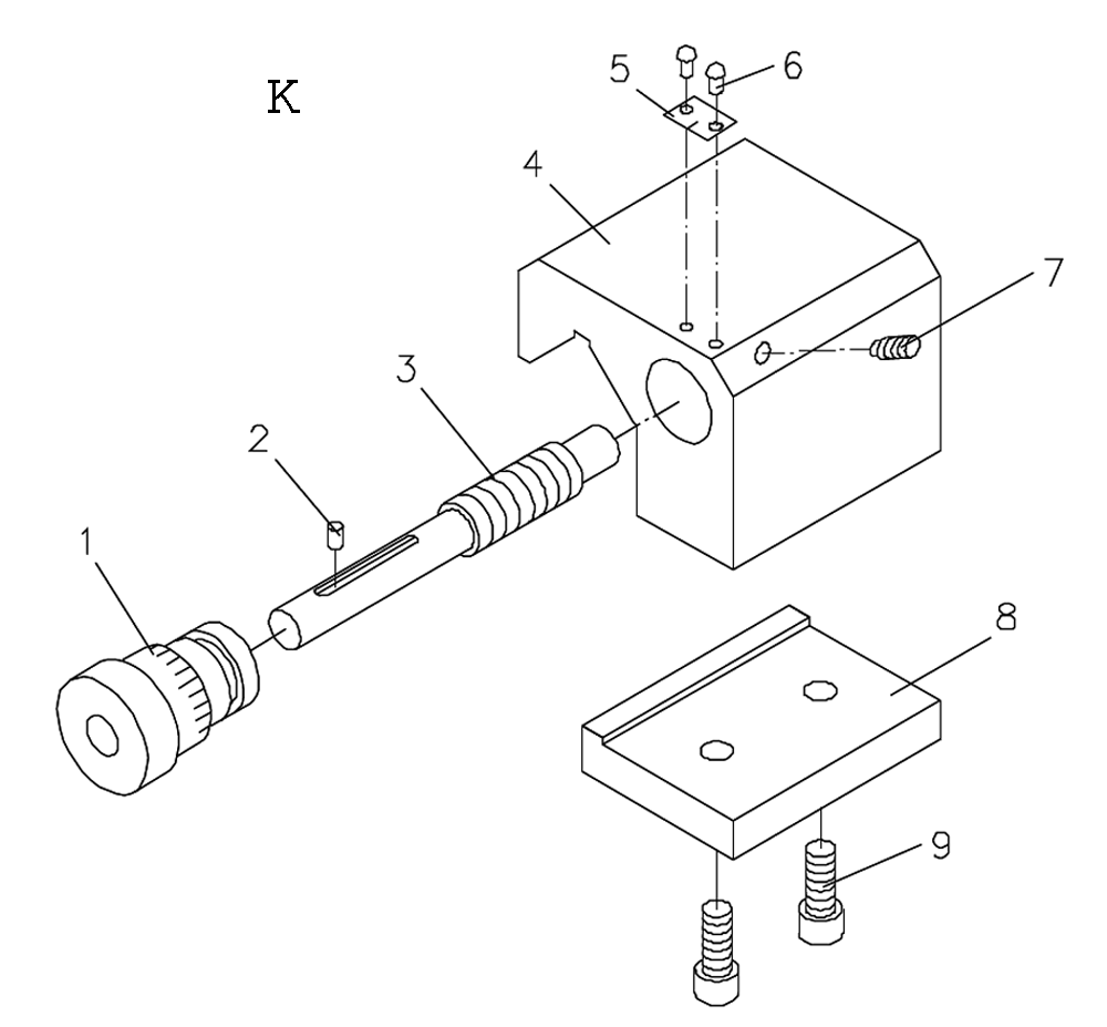 Fig-11 Diagram and Parts List for 321125  Jet Lathe
