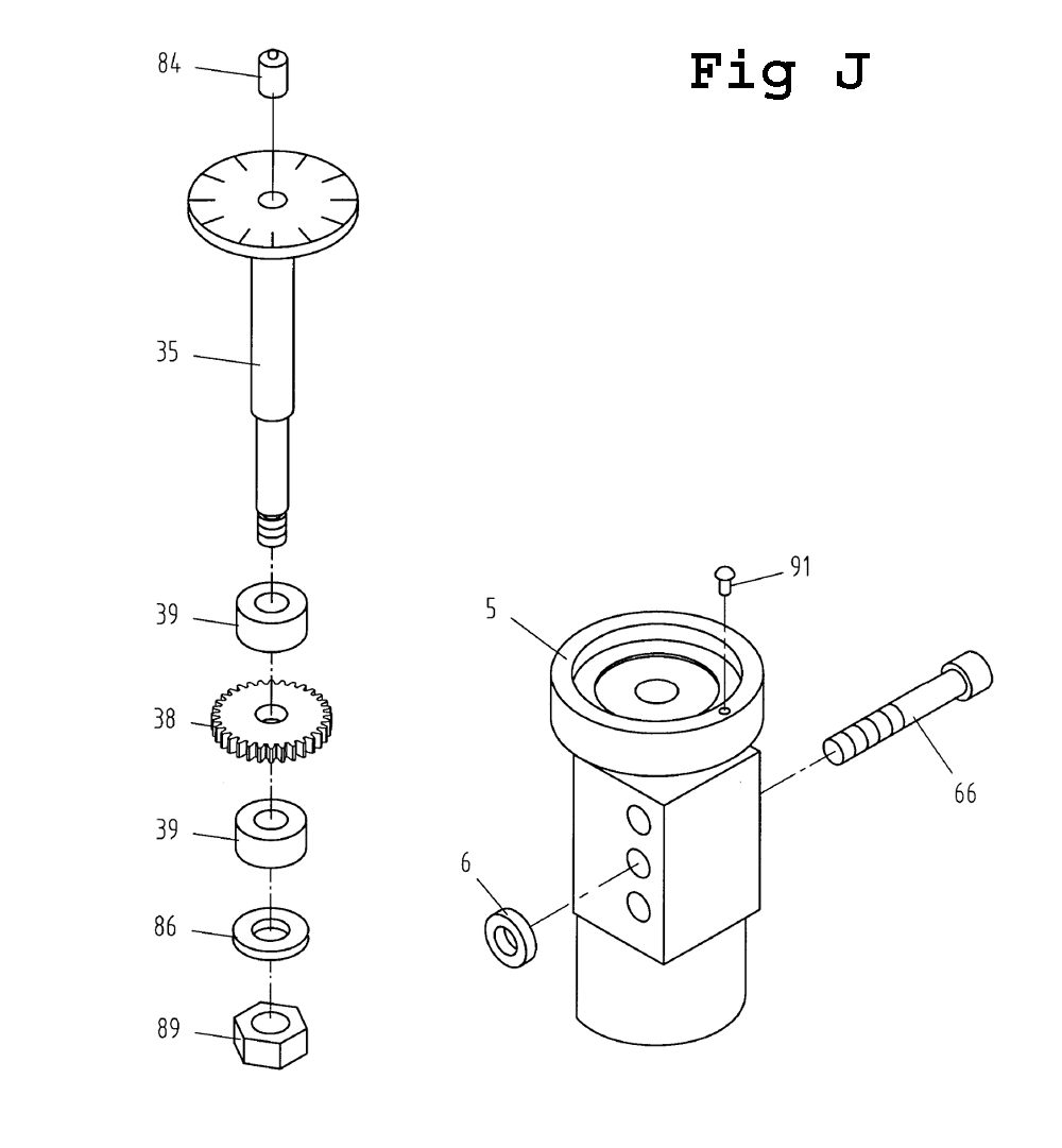 Fig-10 Diagram and Parts List for GHB-1340A 321103 Jet Lathe
