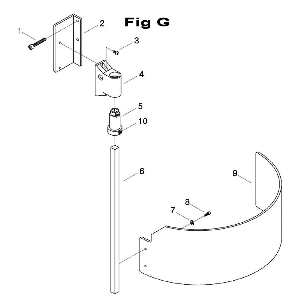 Fig-3 Diagram and Parts List for 698066  Jet Mill