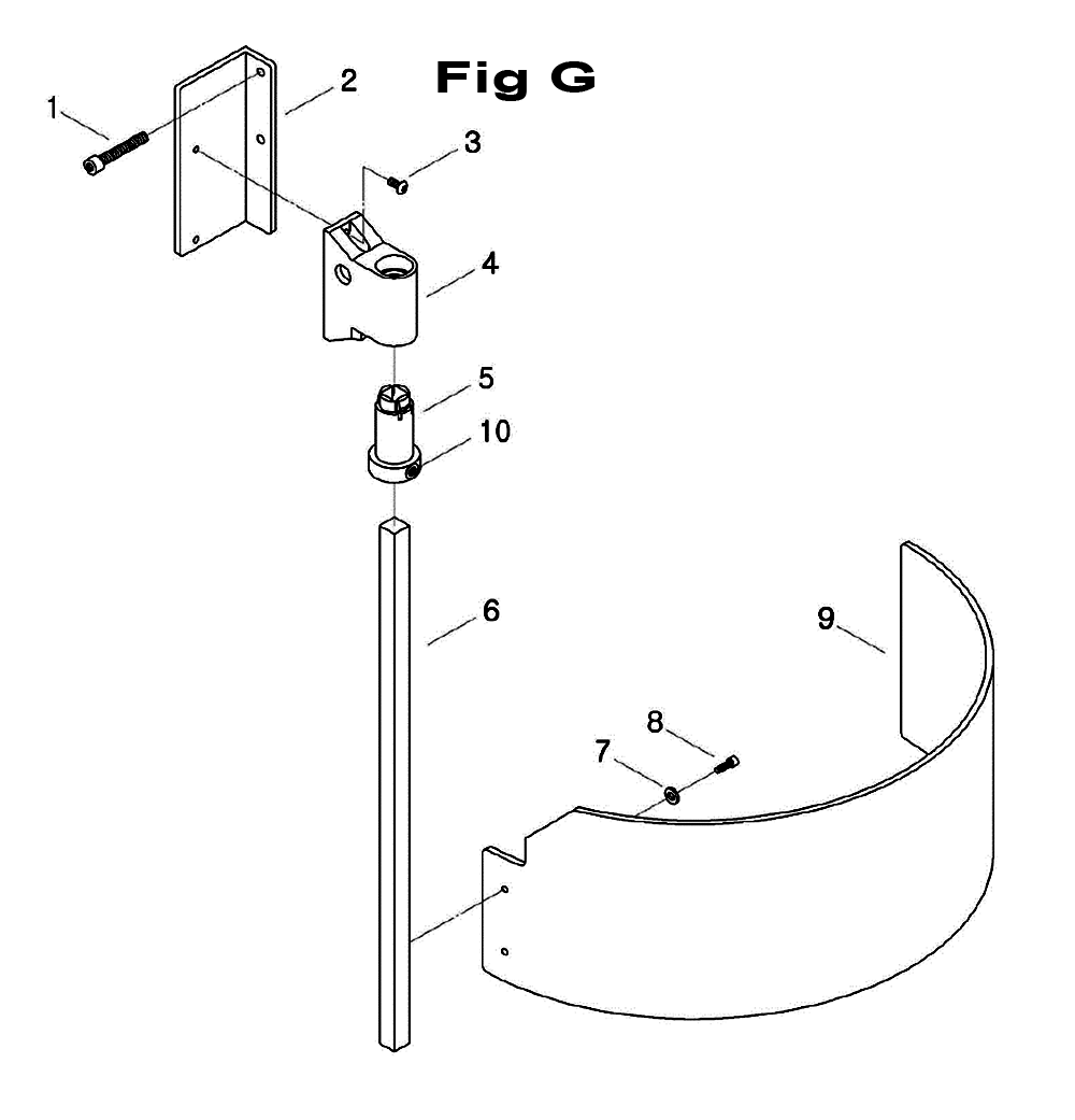 Fig-4 Diagram and Parts List for 698072  Jet Mill