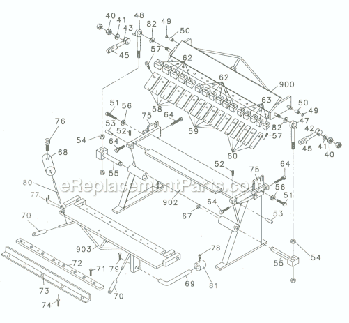 Page A Diagram and Parts List for BP-1648N 754116 Jet Brake & Press