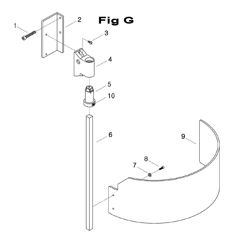 Fig-5 Diagram and Parts List for 698061  Jet Mill