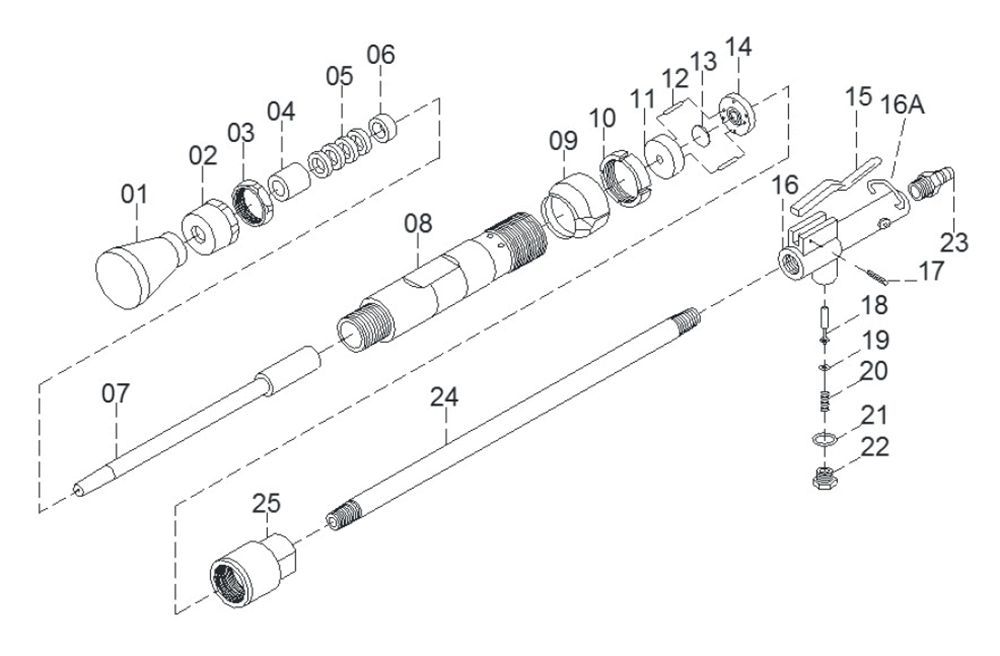 Fig-0 Diagram and Parts List for 550604  Jet Sander