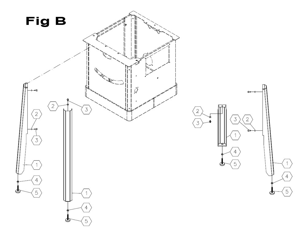 Fig-5 Diagram and Parts List for 725002K  Jet Table Saw