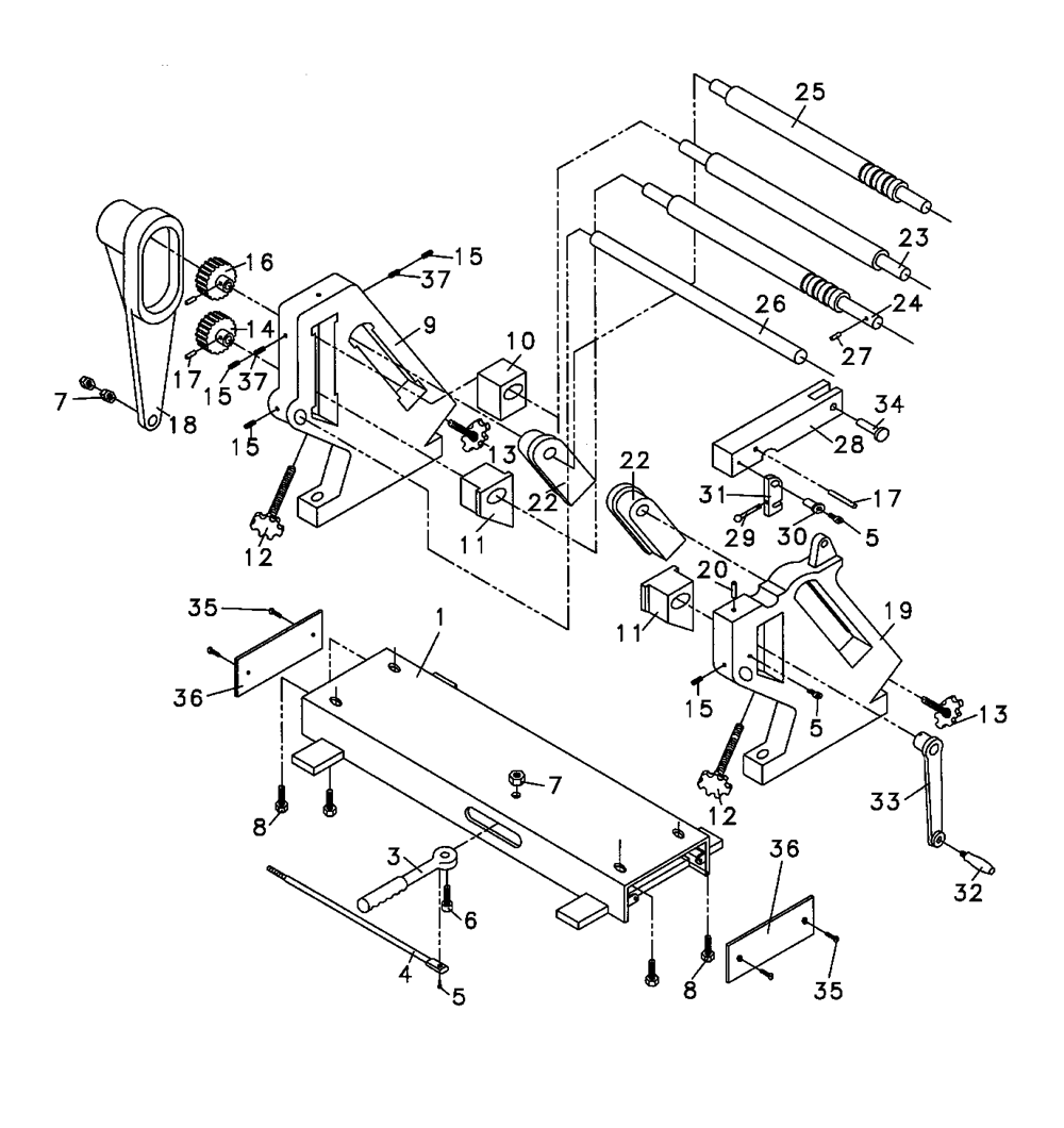 Page 1 Diagram and Parts List for 754026  Jet Workbench