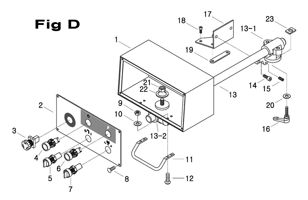 Fig-5 Diagram and Parts List for 698153  Jet Mill