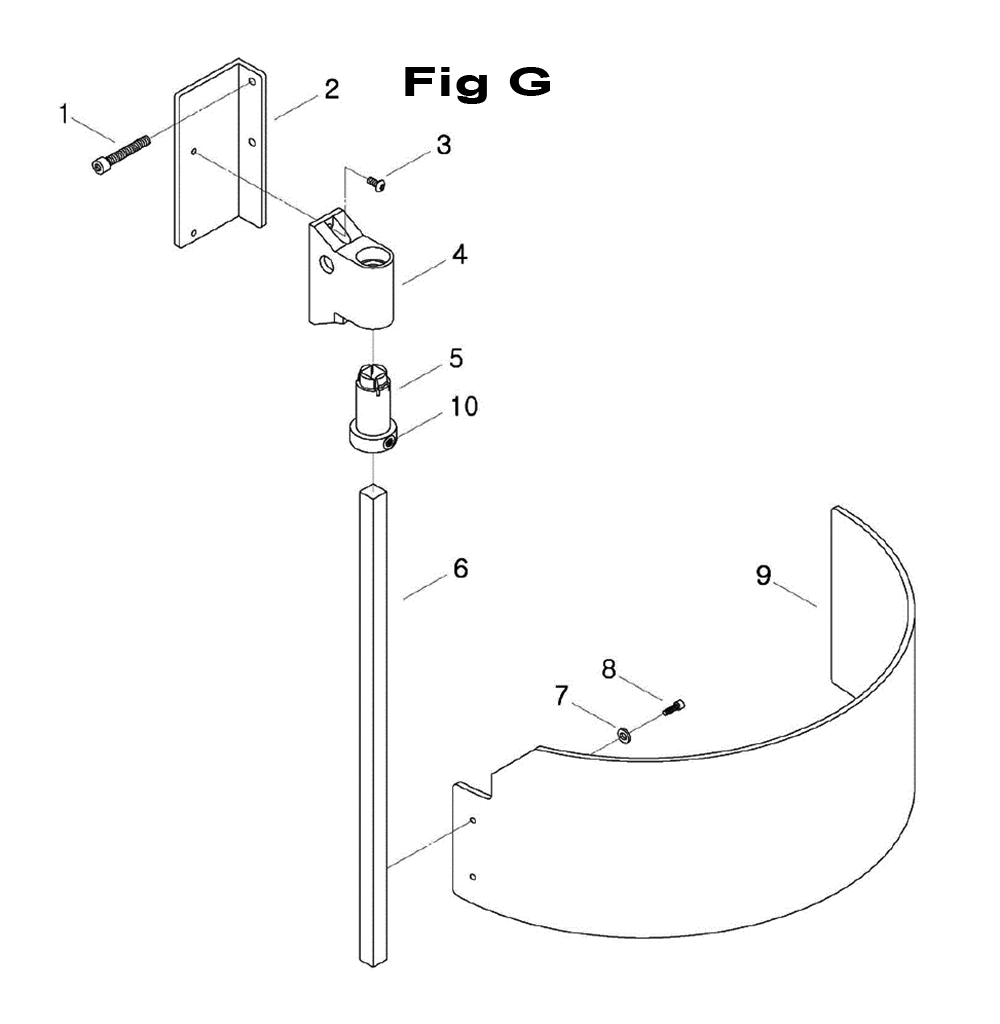 Fig-7 Diagram and Parts List for 698051  Jet Mill