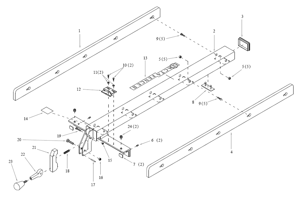 Fig-0 Diagram and Parts List for 708928Z  Jet Miscellaneous