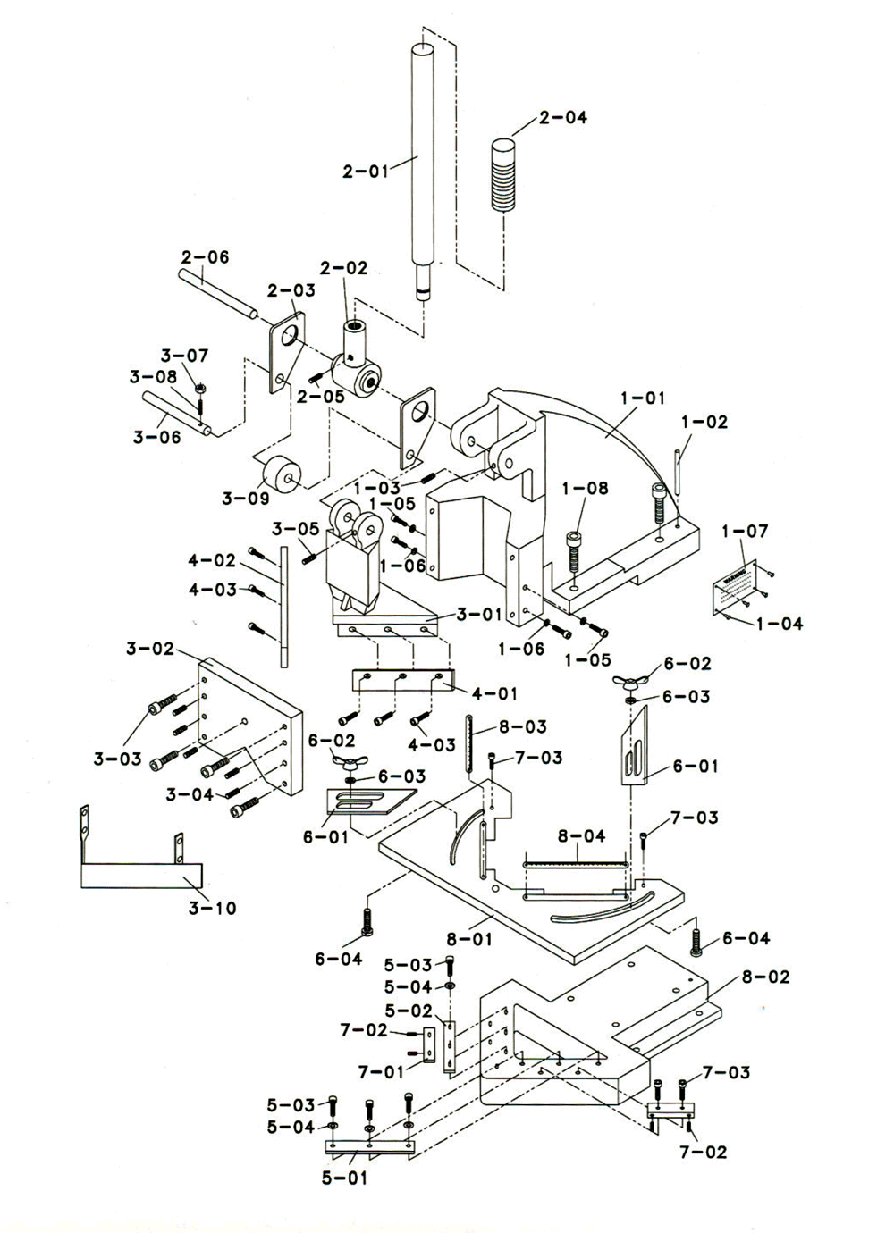 Page 1 Diagram and Parts List for 754016  Jet Brake & Press