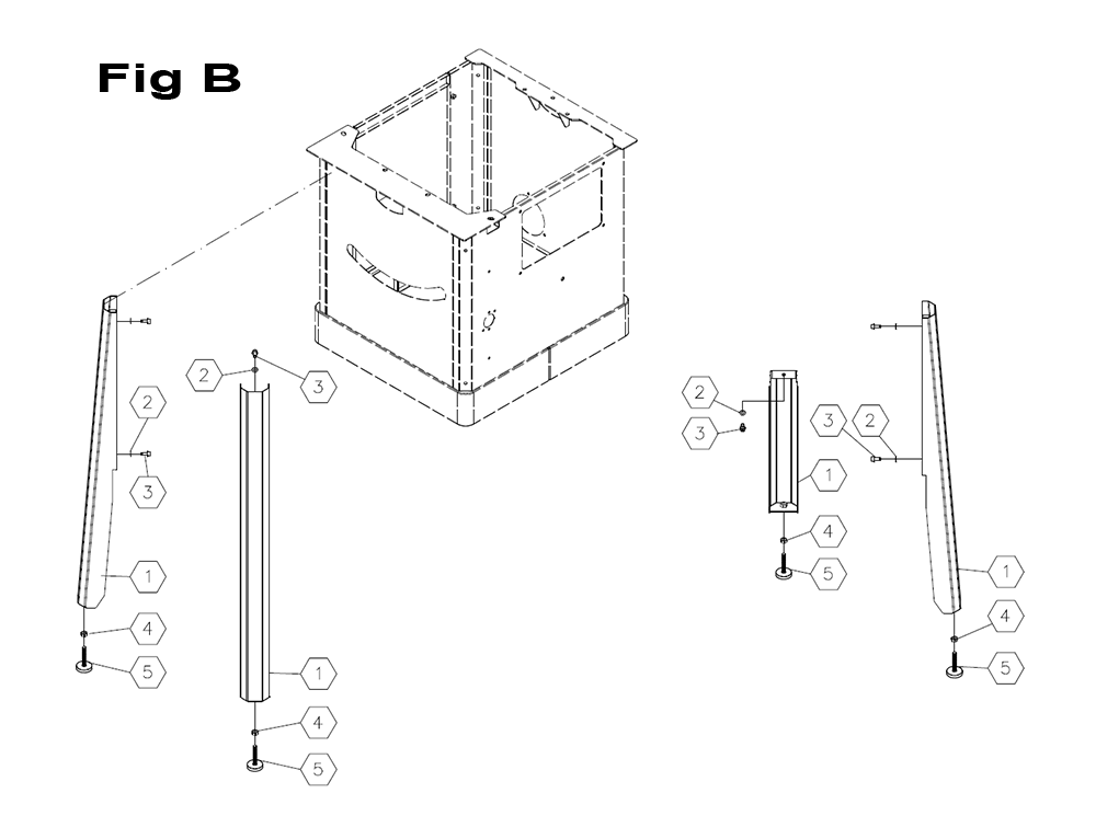 Fig-2 Diagram and Parts List for 725006K  Jet Table Saw