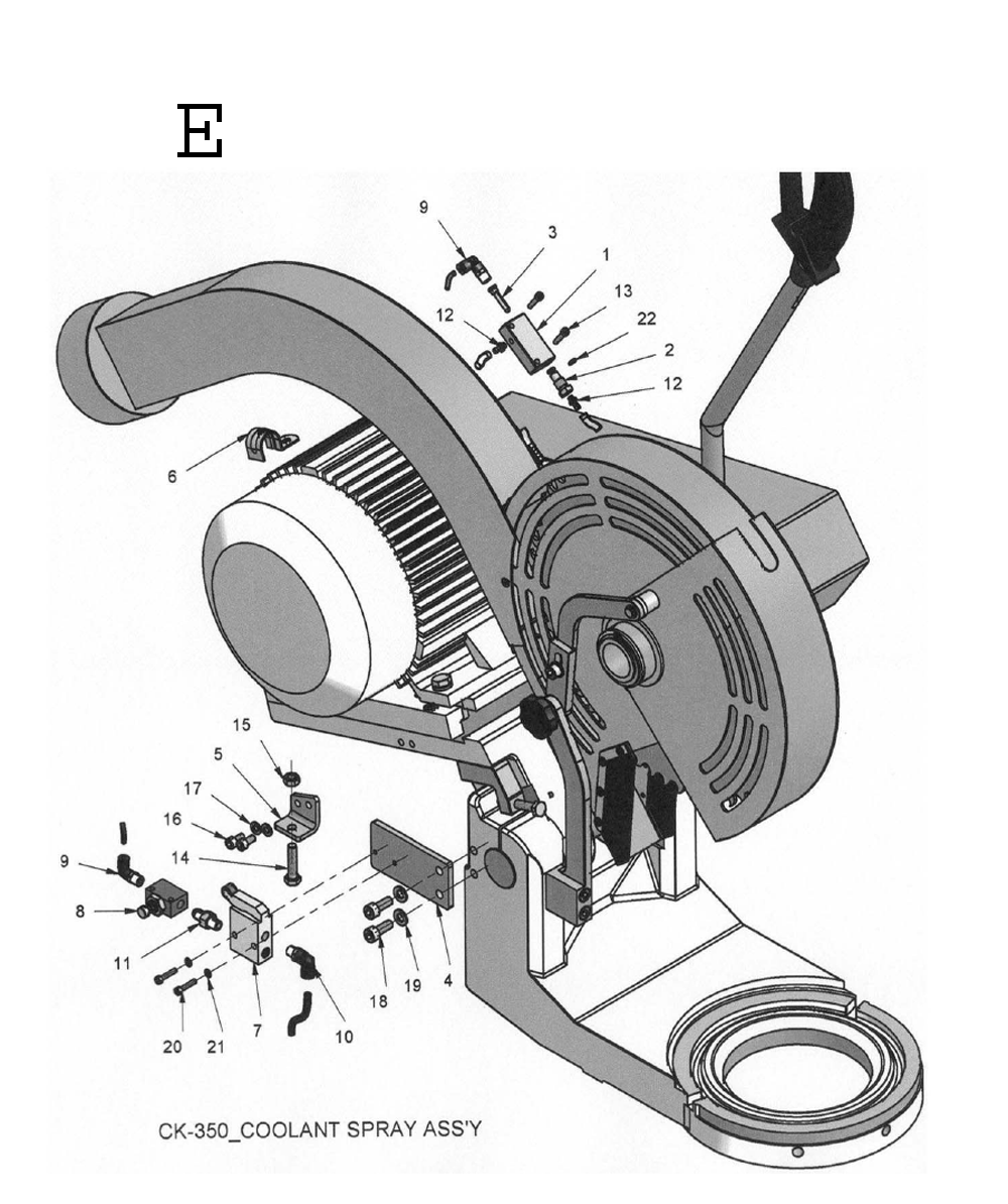 Fig-5 Diagram and Parts List for 414203K  Jet Table Saw