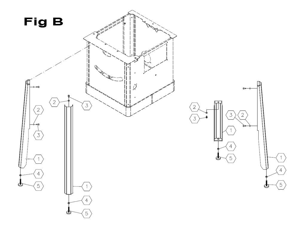Fig-4 Diagram and Parts List for 725000K  Jet Table Saw