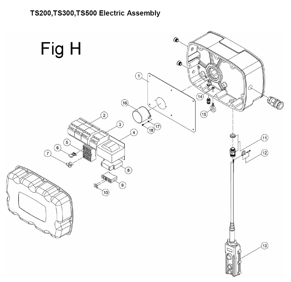 Fig-8 Diagram and Parts List for 140233K  Jet Hoist & Winch