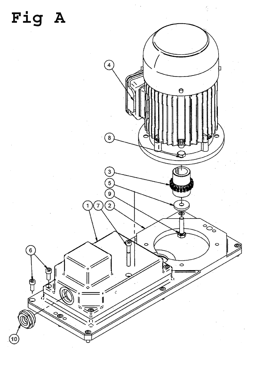 Fig-9 Diagram and Parts List for J-2350 354052 Jet Drill Press