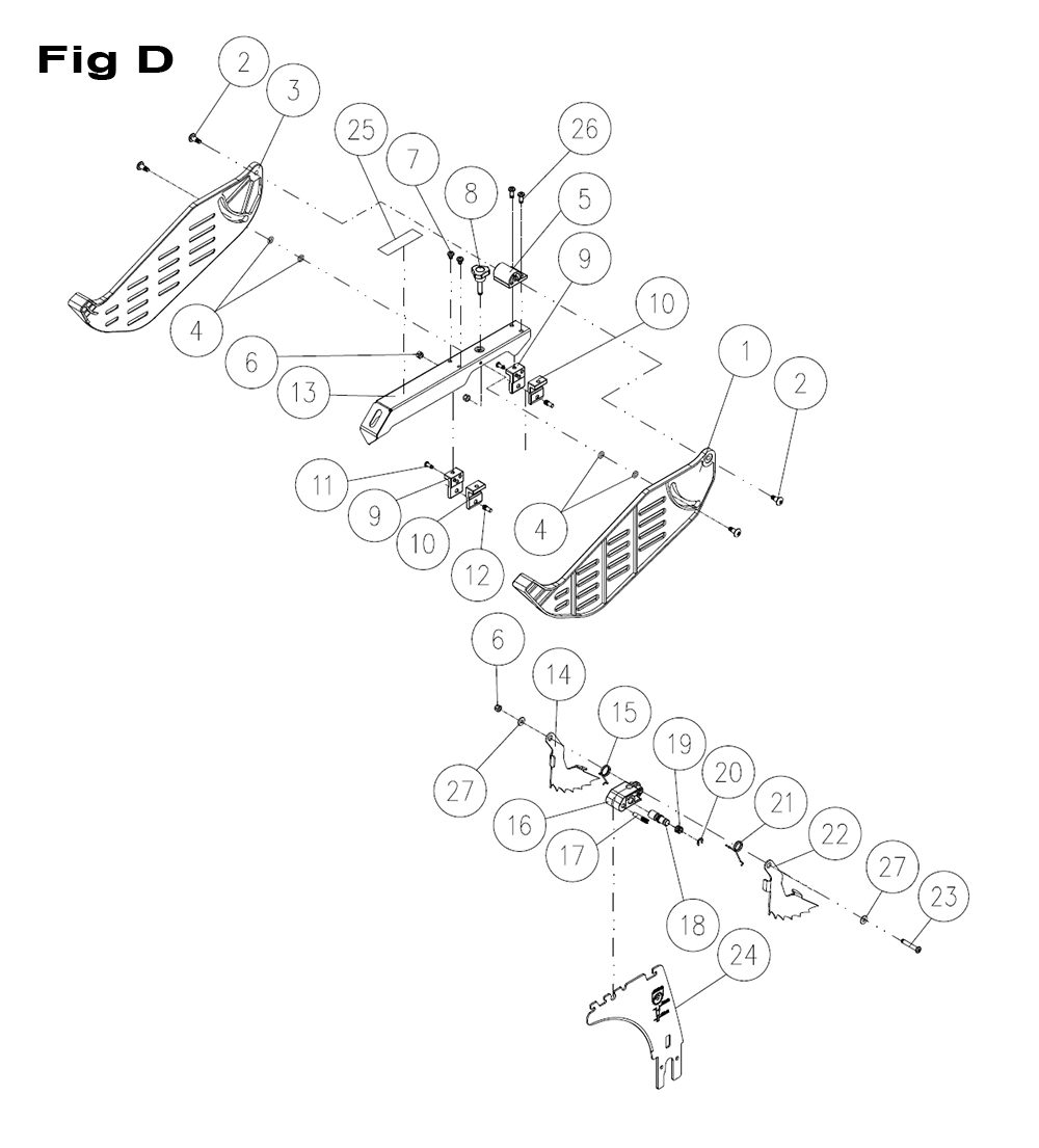 Fig-5 Diagram and Parts List for 725005K  Jet Table Saw
