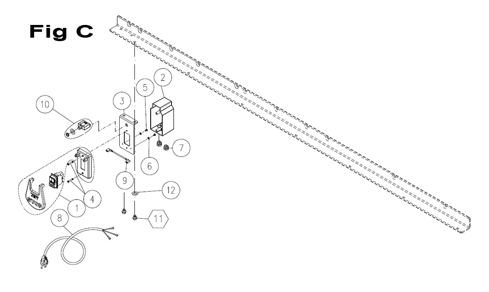 Fig-2 Diagram and Parts List for 725004K  Jet Table Saw