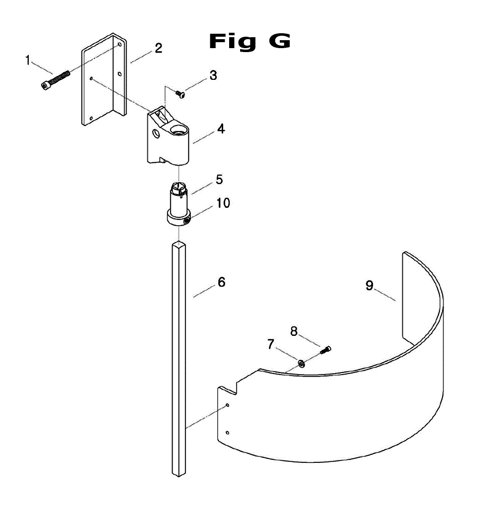 Fig-3 Diagram and Parts List for 698126  Jet Mill