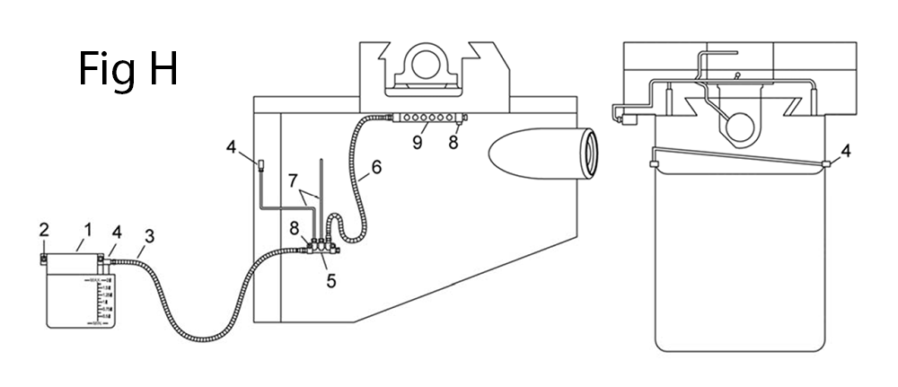 Fig-8 Diagram and Parts List for 698084  Jet Mill
