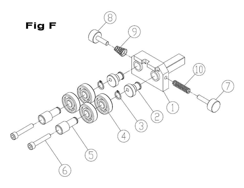 Fig-2 Diagram and Parts List for 714600  Jet Table Saw