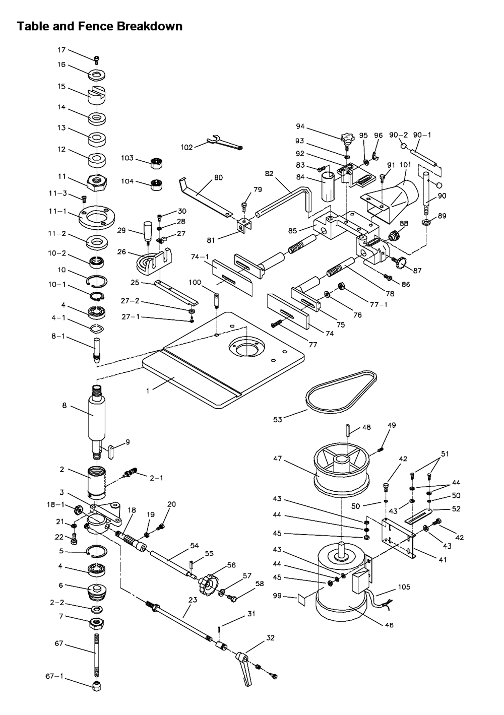 Fig-0 Diagram and Parts List for 708320  Jet Shaper