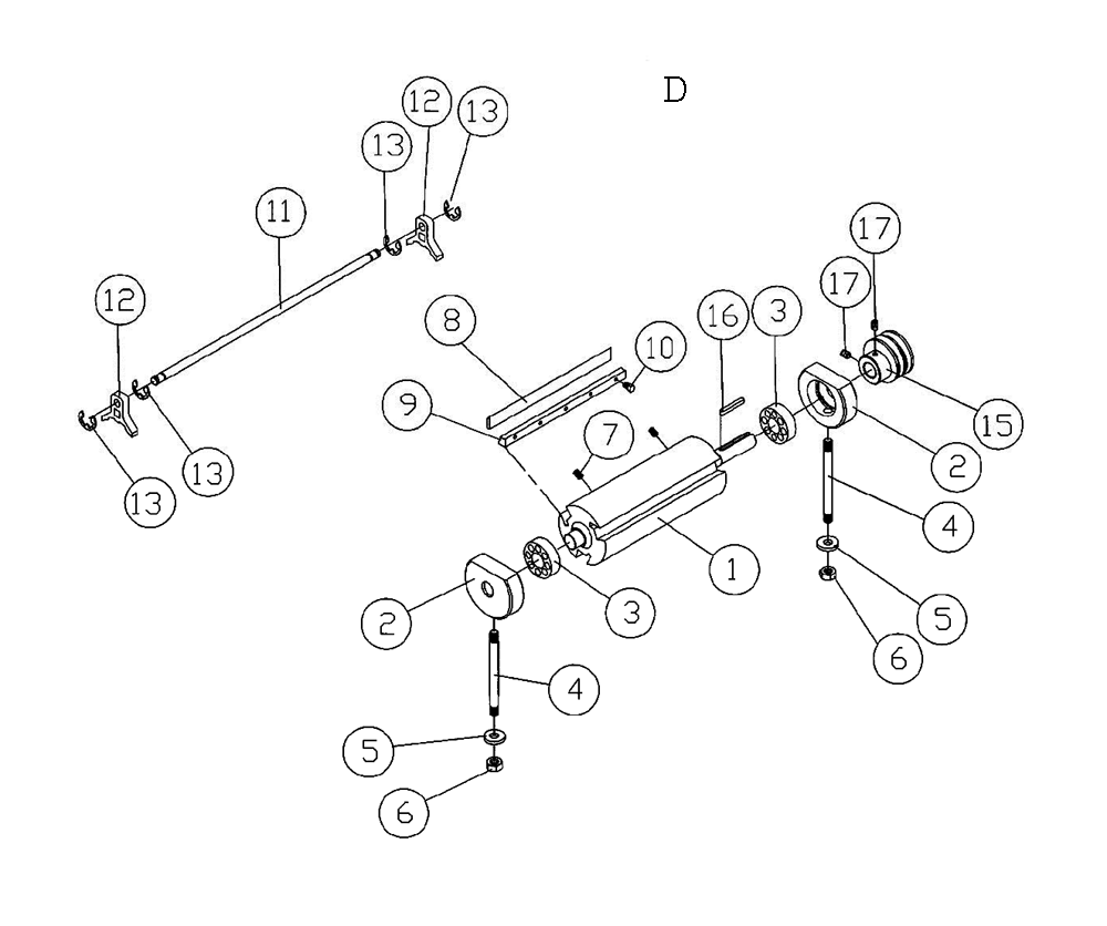 Fig-4 Diagram and Parts List for 708458K  Jet Planer Jointer