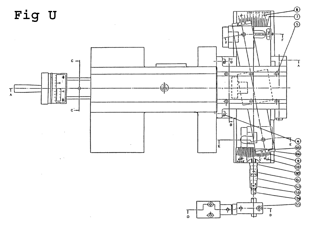 Fig-21 Diagram and Parts List for GHB-1340A 321127 Jet Lathe