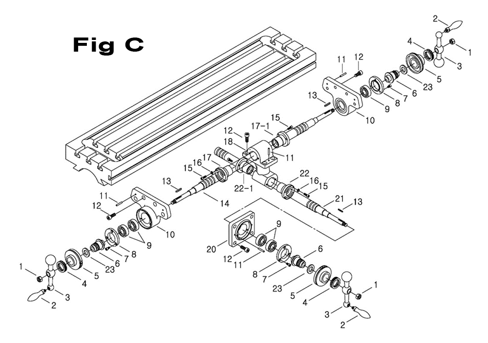 Fig-8 Diagram and Parts List for 698056  Jet Mill