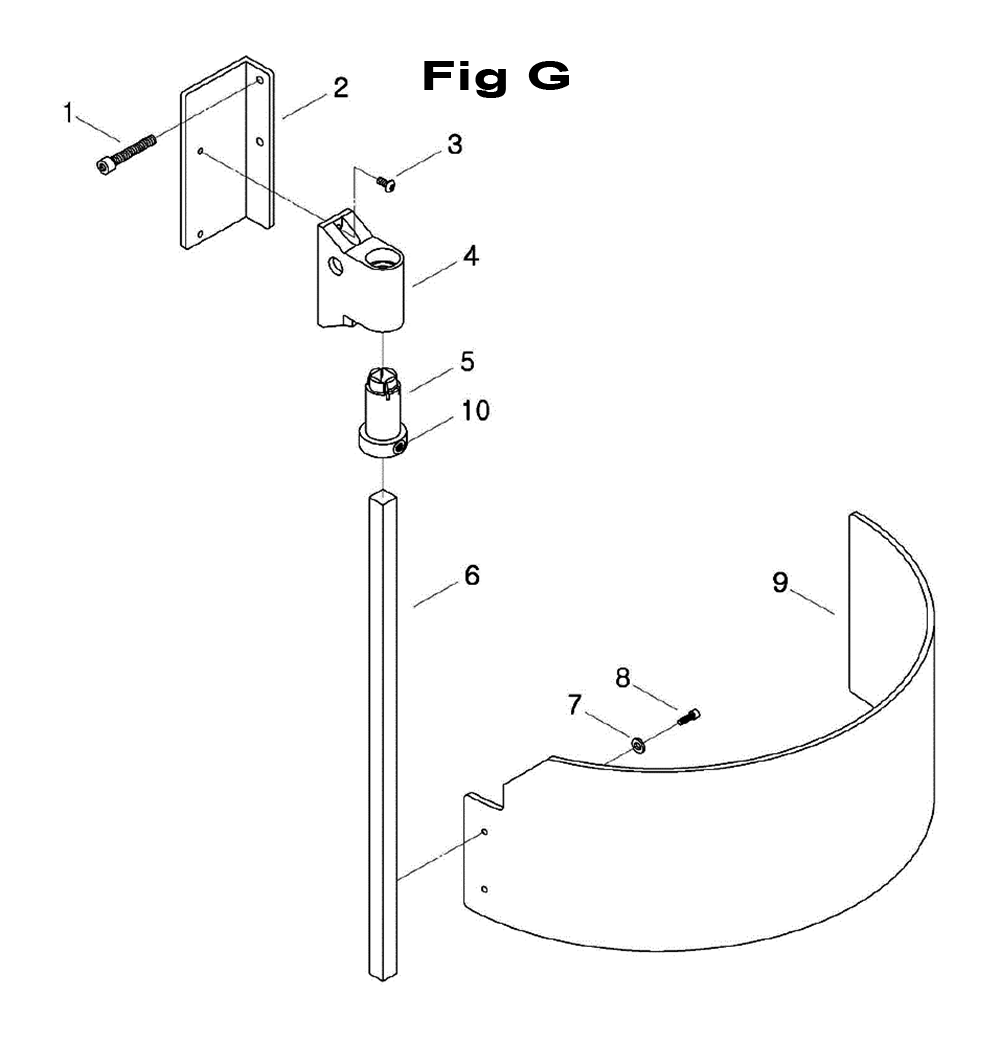Fig-3 Diagram and Parts List for 698119  Jet Mill