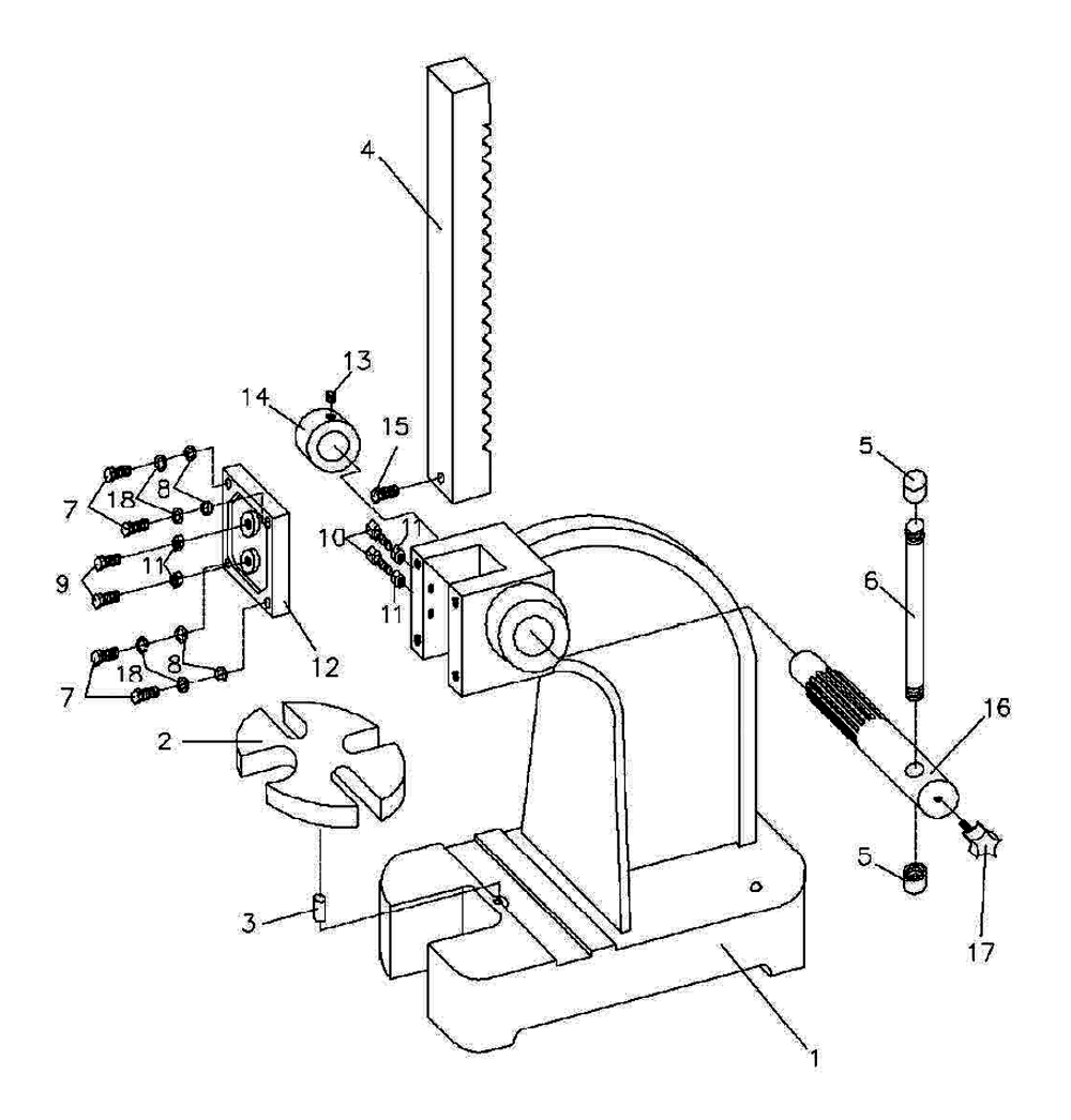 Page 1 Diagram and Parts List for 333605  Jet Brake & Press
