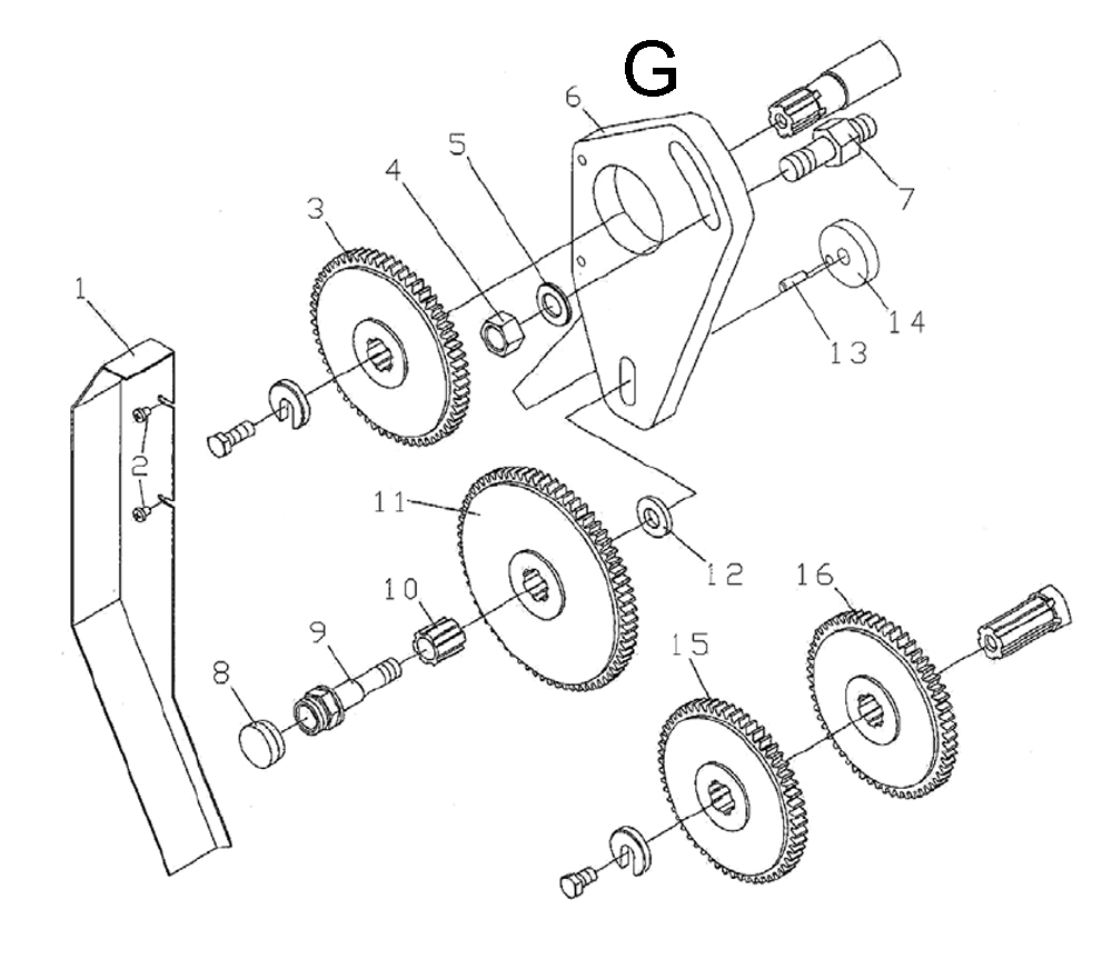Fig-7 Diagram and Parts List for 321860  Jet Lathe