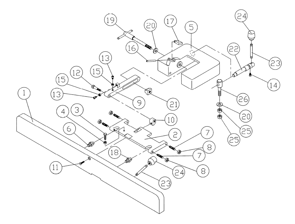 Fig-0 Diagram and Parts List for 718200K  Jet Planer Jointer