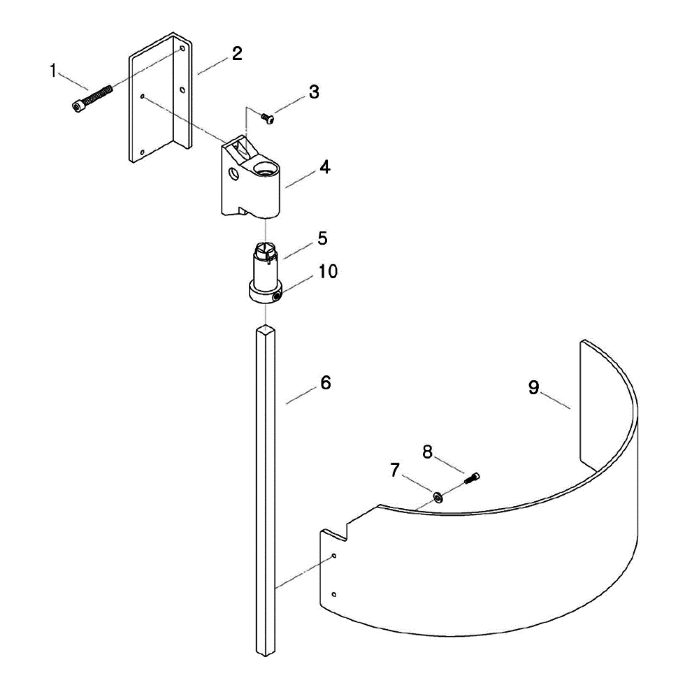 Fig-6 Diagram and Parts List for 698148  Jet Mill