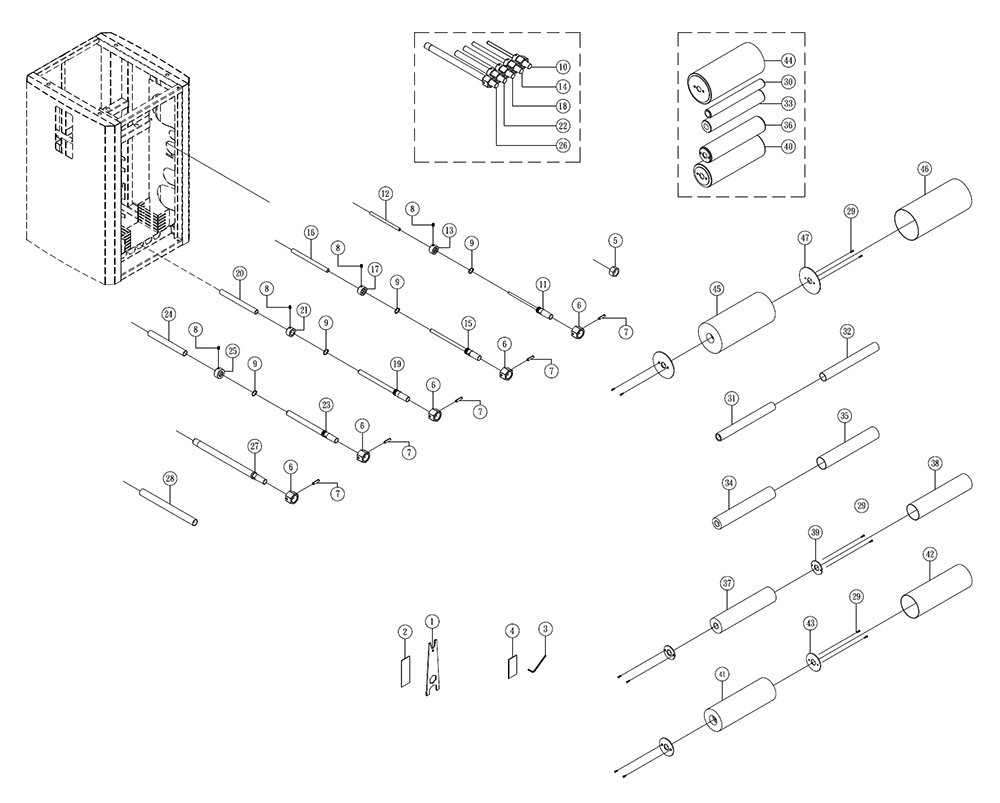 Fig-2 Diagram and Parts List for JOSS-S 723950 Jet Sander Grinder
