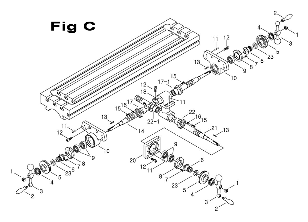 Fig-5 Diagram and Parts List for 698068  Jet Mill