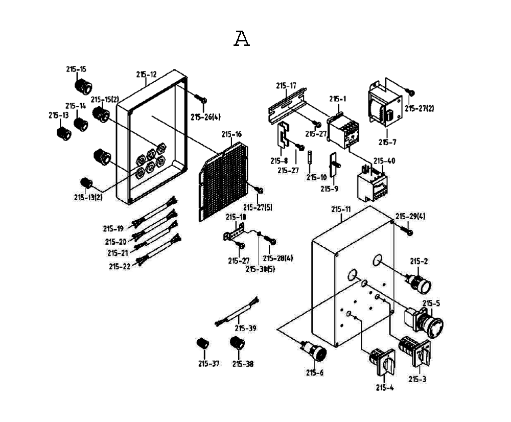 Fig-3 Diagram and Parts List for 414467  Jet Table Saw
