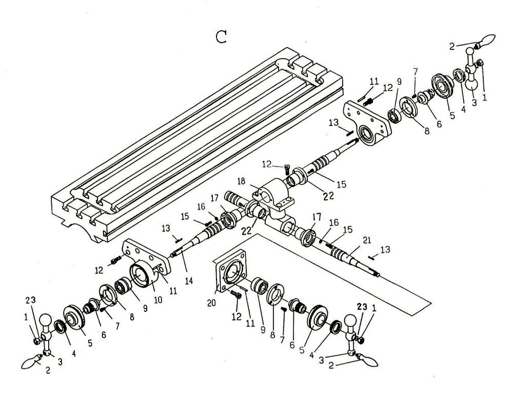 Fig-3 Diagram and Parts List for 690117  Jet Mill