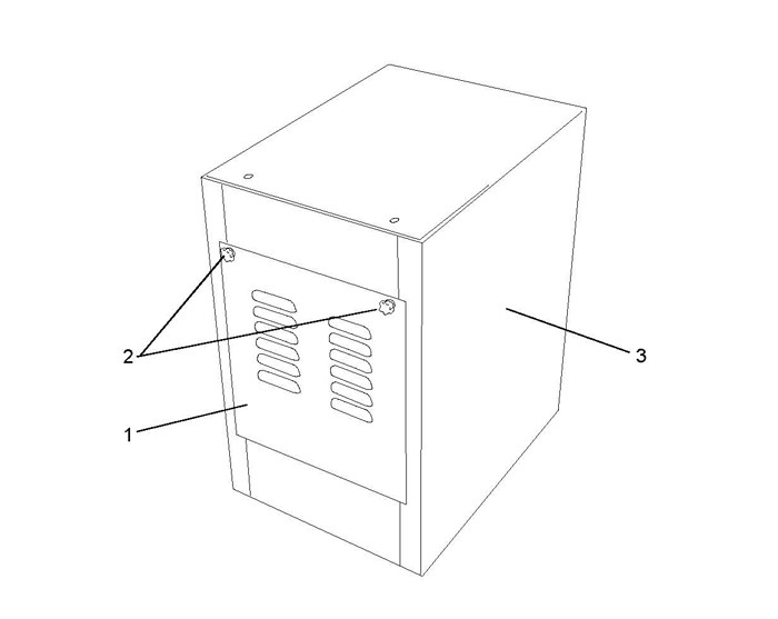Assembled View Of Stand Diagram and Parts List for 414550K J-4210 Jet Sander
