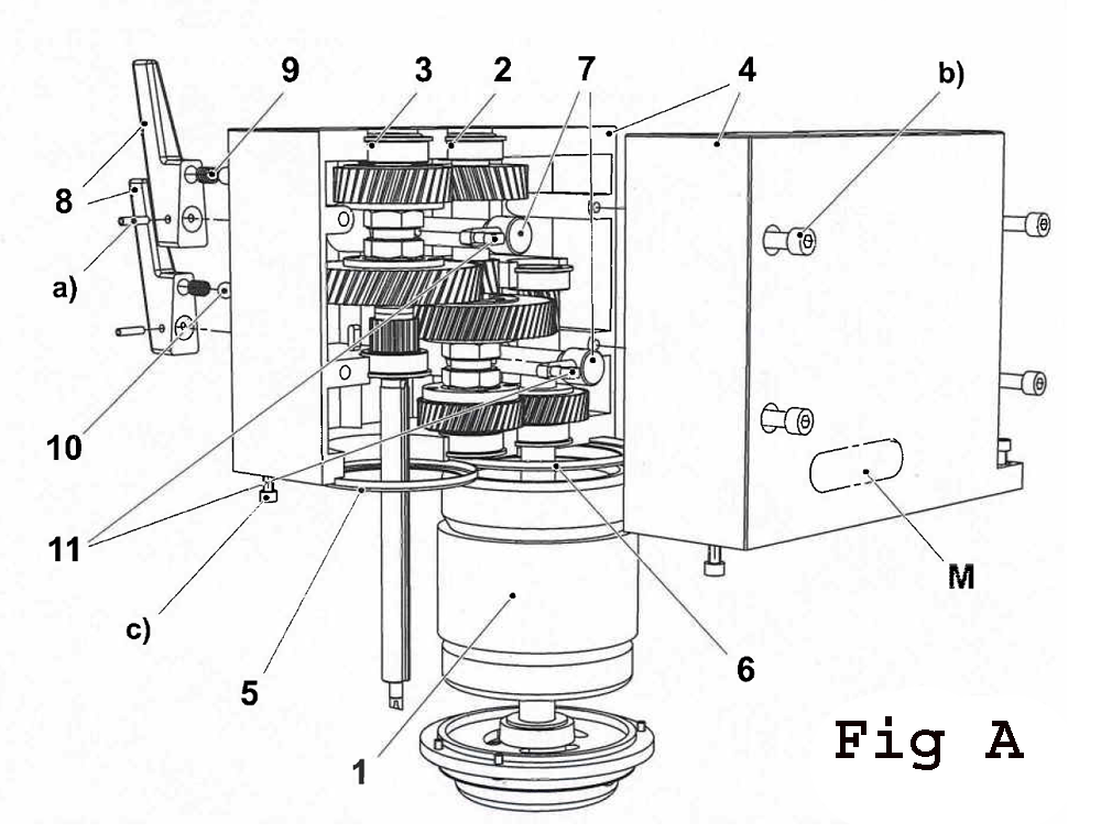Fig-8 Diagram and Parts List for J-A3008M-PF2 354036 Jet Drill Press