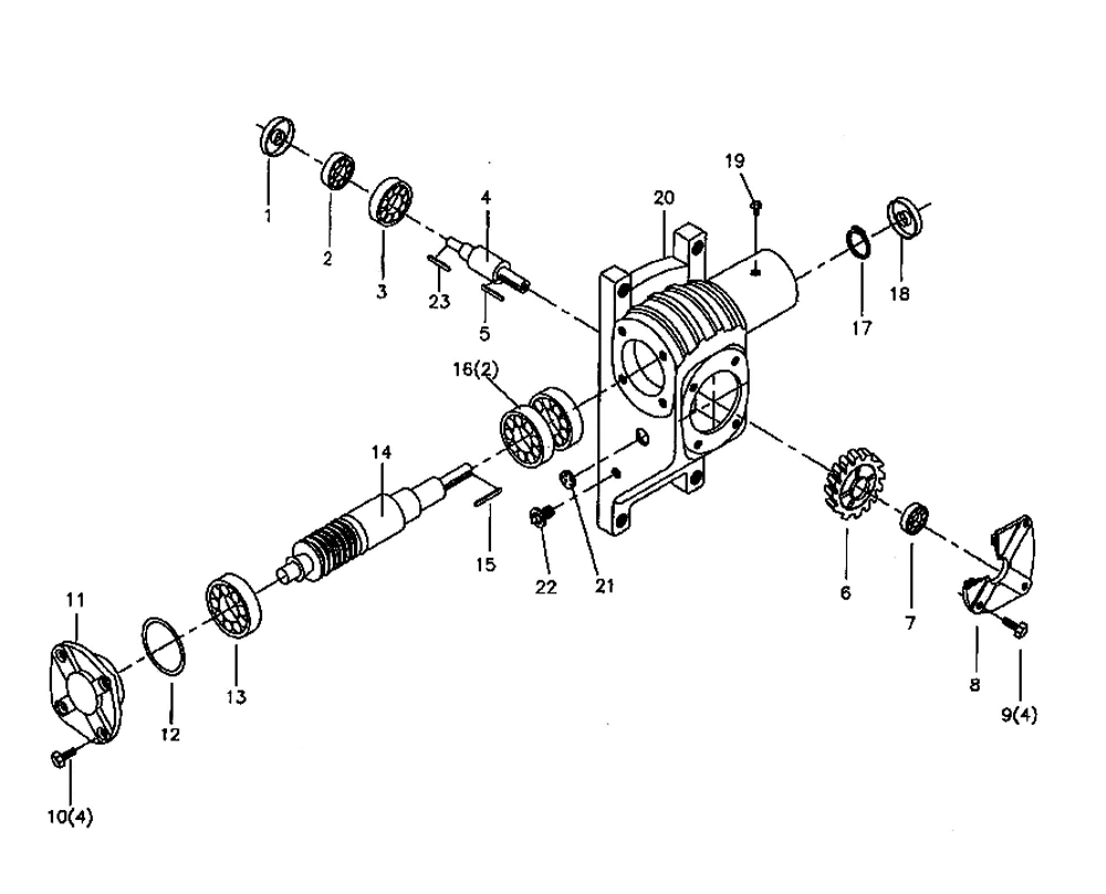 Fig-2 Diagram and Parts List for 414473  Jet Table Saw