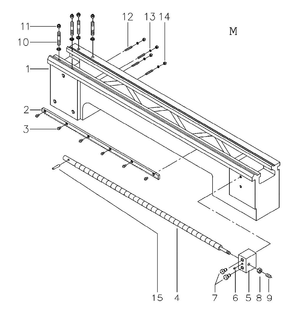 Fig-13 Diagram and Parts List for 321376  Jet Lathe