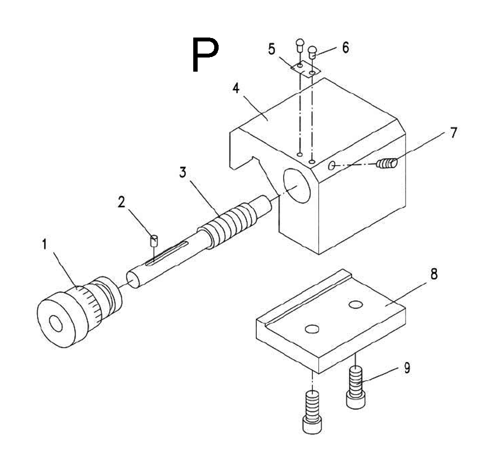 Fig-16 Diagram and Parts List for 321382  Jet Lathe