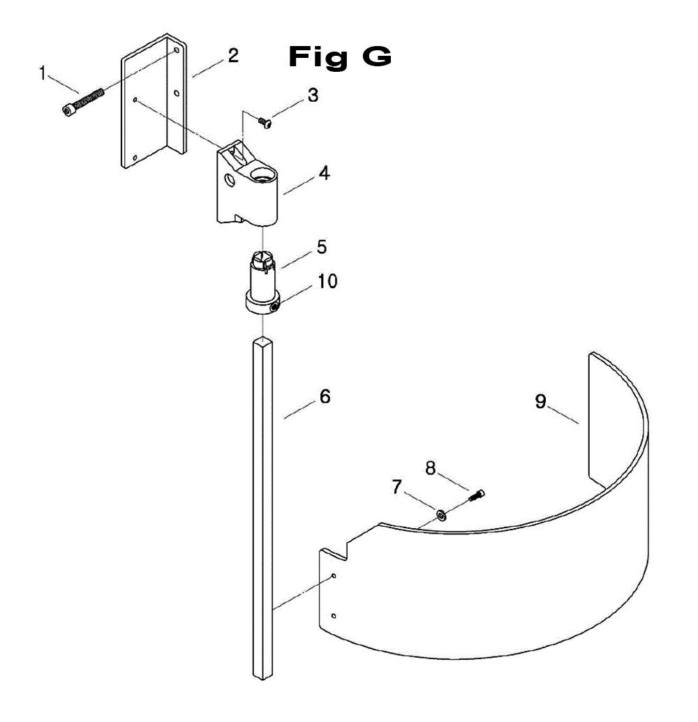 Fig-5 Diagram and Parts List for 698060  Jet Mill