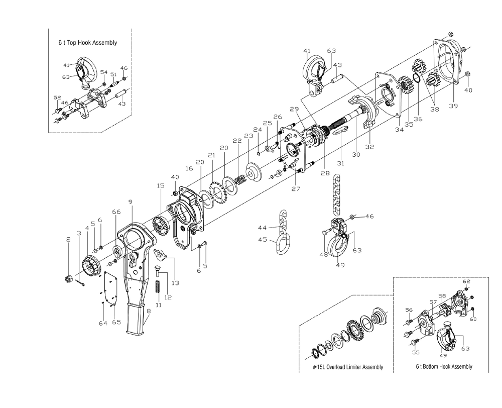 Fig-0 Diagram and Parts List for JLP-075A 187752 Jet Hand Truck & Dolly