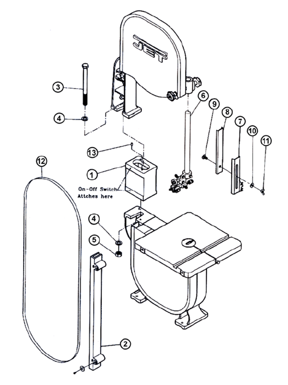 Fig-0 Diagram and Parts List for 708717  Jet Miscellaneous
