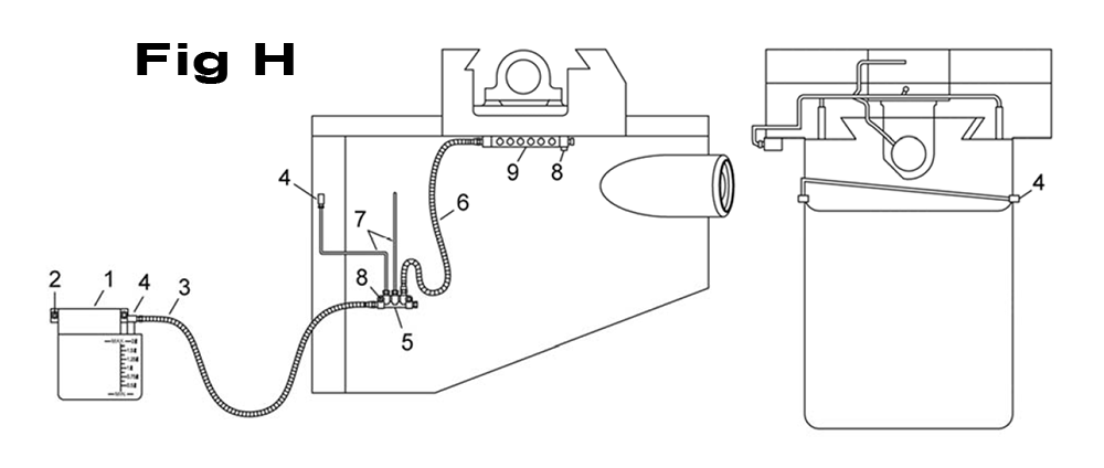 Fig-4 Diagram and Parts List for 698110  Jet Mill