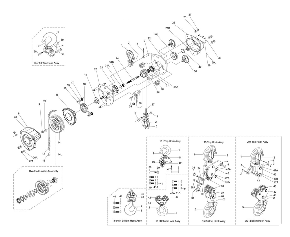 Fig-0 Diagram and Parts List for L-100-150WO-15 201115 Jet Miscellaneous