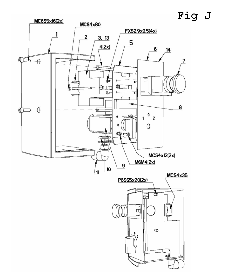Fig-6 Diagram and Parts List for J-A2608-1 354027 Jet Drill Press