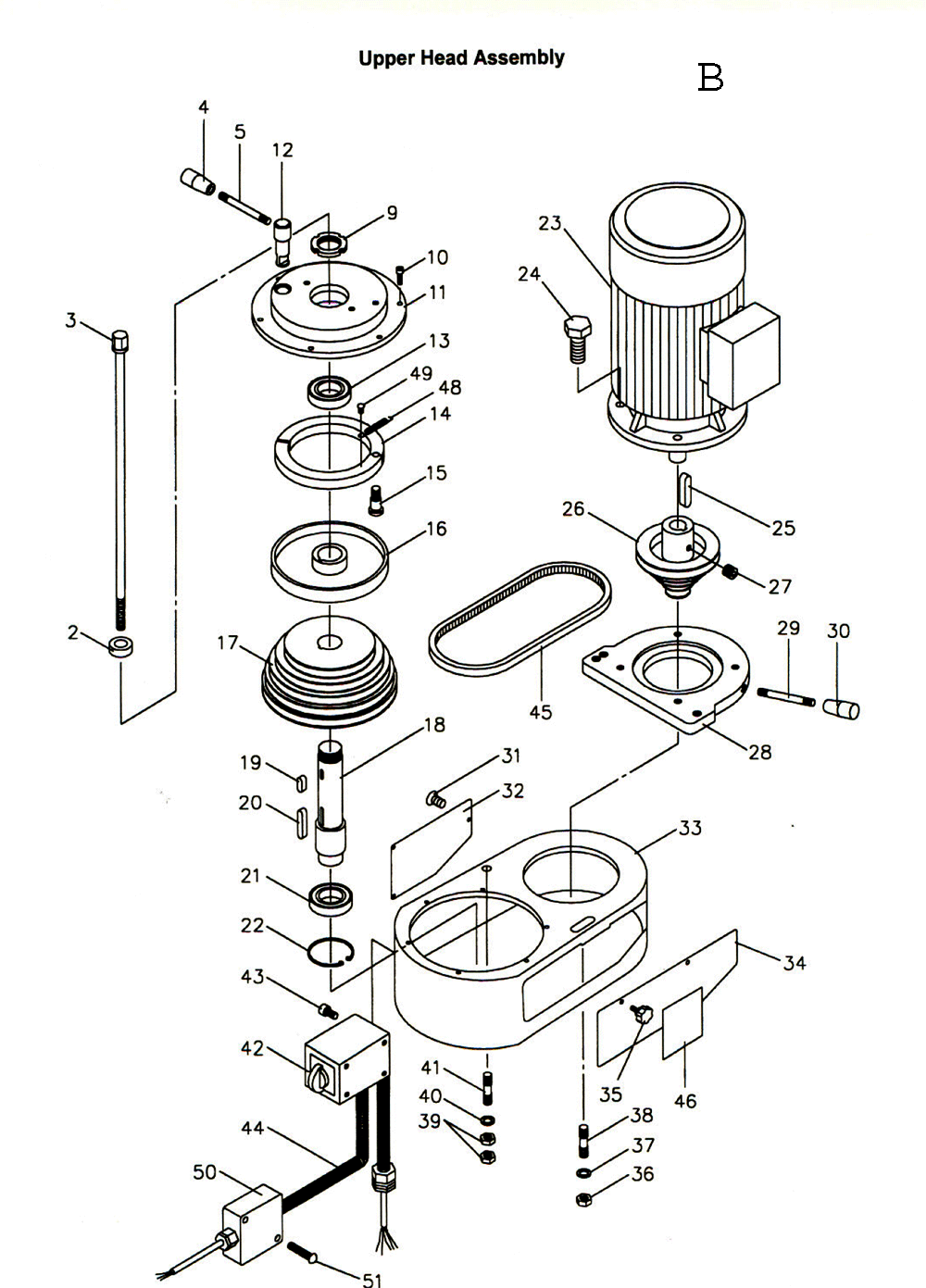 Fig-2 Diagram and Parts List for 691177  Jet Mill
