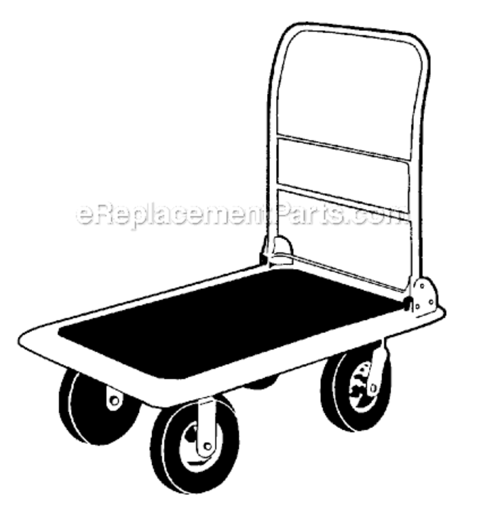 Page A Diagram and Parts List for FDPT-660P 140022 Jet Hand Truck & Dolly