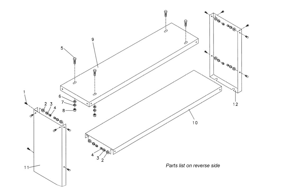 Fig-0 Diagram and Parts List for S-50N 754051 Jet Tool Stand & Cart